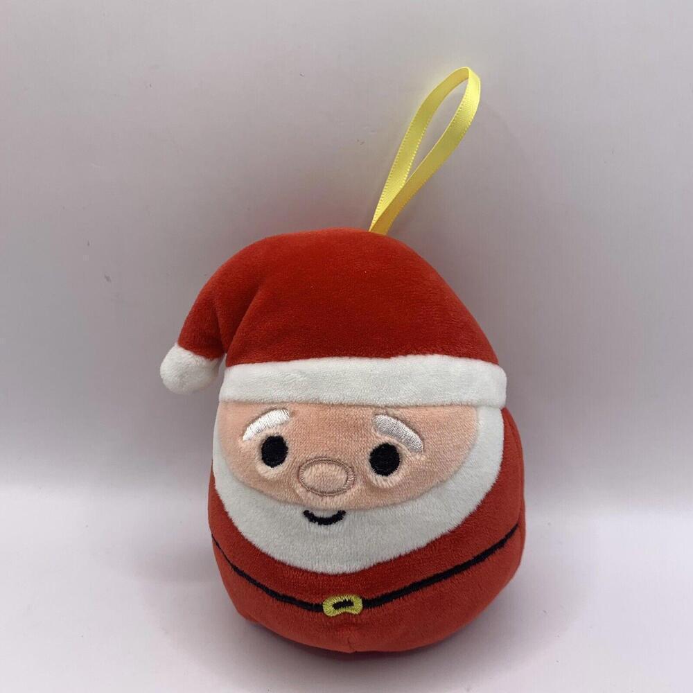 Squishmallow Small Saint Nick Santa Claus Plush 4.5" Christmas Ornament Kellytoy